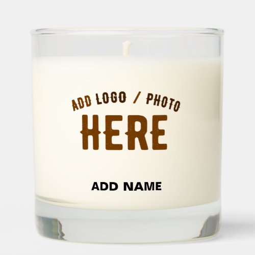 STYLISH MODERN CUSTOMIZABLE WHITE VERIFIED BRANDED SCENTED CANDLE