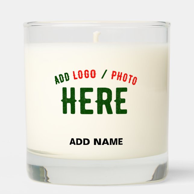STYLISH MODERN CUSTOMIZABLE WHITE VERIFIED BRANDED SCENTED CANDLE (Front)
