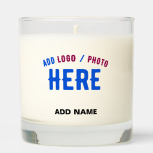 STYLISH MODERN CUSTOMIZABLE WHITE VERIFIED BRANDED SCENTED CANDLE