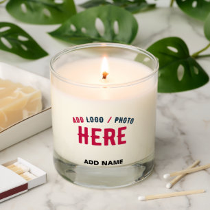 STYLISH MODERN CUSTOMIZABLE WHITE VERIFIED BRANDED SCENTED CANDLE