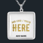 STYLISH MODERN CUSTOMIZABLE WHITE VERIFIED BRANDED SILVER PLATED NECKLACE<br><div class="desc">THIS IS A DESIGN FITTING FOR CUSTOMERS.YOU CAN CHANGE, RESIZE OR ADD LOGO, PHOTO, TEXT AND COLOURS THE WAY YOU LIKE.THANK YOU.</div>