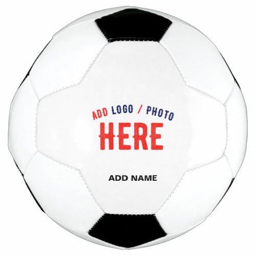 STYLISH MODERN CUSTOMIZABLE WHITE VERIFIED BRANDED SOCCER BALL