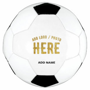STYLISH MODERN CUSTOMIZABLE WHITE VERIFIED BRANDED SOCCER BALL