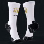 STYLISH MODERN CUSTOMIZABLE WHITE VERIFIED BRANDED SOCKS<br><div class="desc">THIS IS A DESIGN FITTING FOR EVERYONE.YOU CAN CHANGE, RESIZE OR ADD LOGO, PHOTO, TEXT AND COLOURS THE WAY YOU LIKE.THANK YOU.</div>