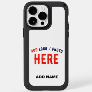 STYLISH MODERN CUSTOMIZABLE WHITE VERIFIED BRANDED SPECK iPhone 14 PRO MAX CASE