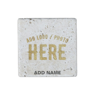 STYLISH MODERN CUSTOMIZABLE WHITE VERIFIED BRANDED STONE MAGNET