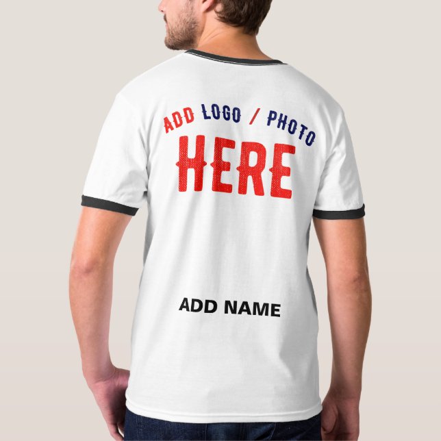 STYLISH MODERN CUSTOMIZABLE WHITE VERIFIED BRANDED T-Shirt (Back)