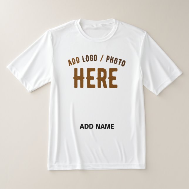 STYLISH MODERN CUSTOMIZABLE WHITE VERIFIED BRANDED T-Shirt (Laydown)