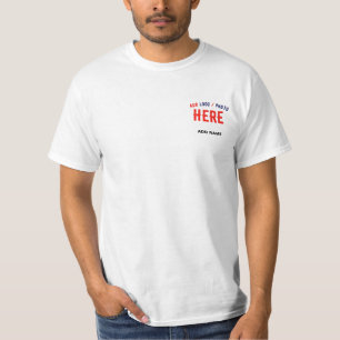 STYLISH MODERN CUSTOMIZABLE WHITE VERIFIED BRANDED T-Shirt