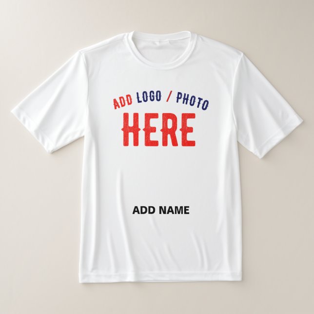 STYLISH MODERN CUSTOMIZABLE WHITE VERIFIED BRANDED T-Shirt (Laydown)