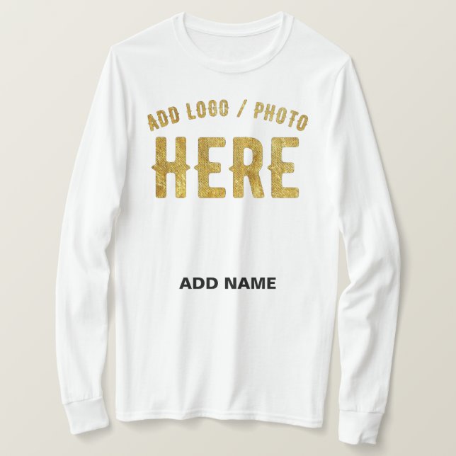 STYLISH MODERN CUSTOMIZABLE WHITE VERIFIED BRANDED T-Shirt (Design Front)