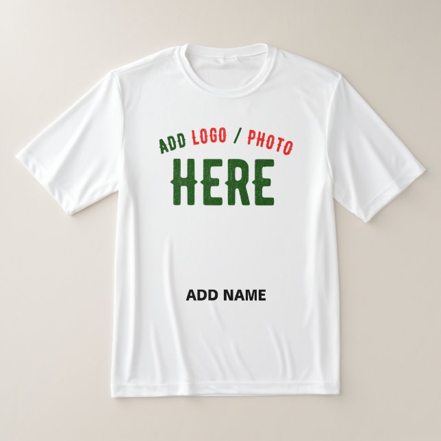 STYLISH MODERN CUSTOMIZABLE WHITE VERIFIED BRANDED T-Shirt (Laydown)