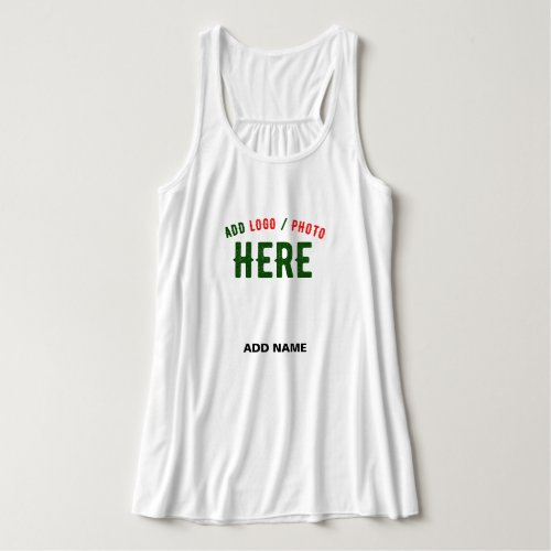 STYLISH MODERN CUSTOMIZABLE WHITE VERIFIED BRANDED TANK TOP