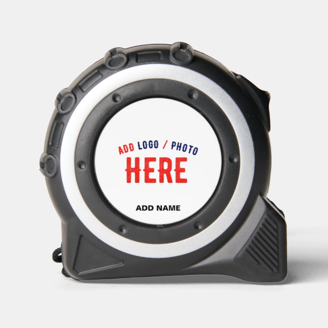 STYLISH MODERN CUSTOMIZABLE WHITE VERIFIED BRANDED TAPE MEASURE (Front)