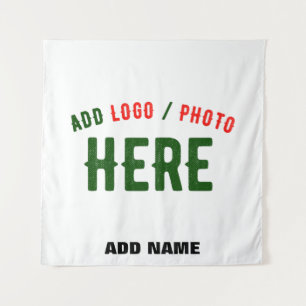 STYLISH MODERN CUSTOMIZABLE WHITE VERIFIED BRANDED TAPESTRY