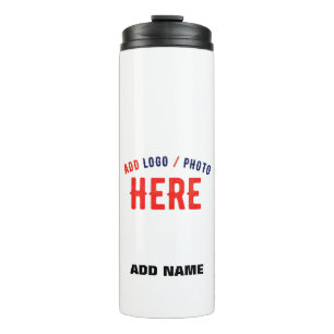 STYLISH MODERN CUSTOMIZABLE WHITE VERIFIED BRANDED THERMAL TUMBLER