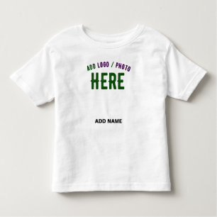 STYLISH MODERN CUSTOMIZABLE WHITE VERIFIED BRANDED TODDLER T-SHIRT