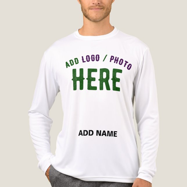 STYLISH MODERN CUSTOMIZABLE WHITE VERIFIED BRANDED Tri-Blend SHIRT (Front)