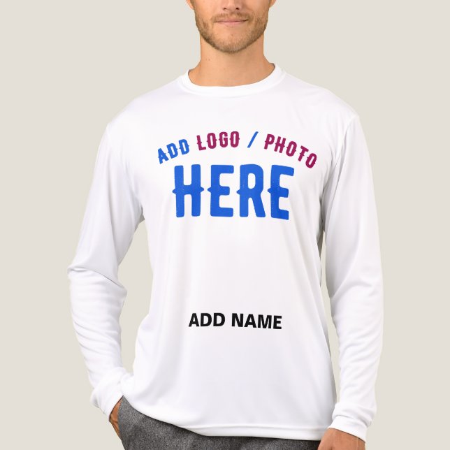 STYLISH MODERN CUSTOMIZABLE WHITE VERIFIED BRANDED Tri-Blend SHIRT (Front)