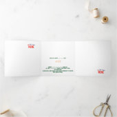 STYLISH MODERN CUSTOMIZABLE WHITE VERIFIED BRANDED Tri-Fold CARD (Inside)