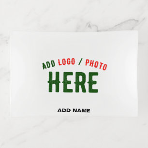 STYLISH MODERN CUSTOMIZABLE WHITE VERIFIED BRANDED TRINKET TRAY