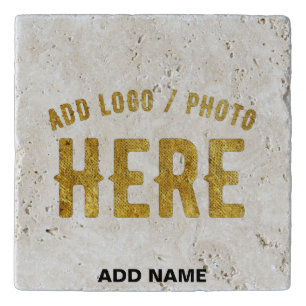 STYLISH MODERN CUSTOMIZABLE WHITE VERIFIED BRANDED TRIVET