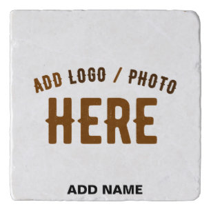 STYLISH MODERN CUSTOMIZABLE WHITE VERIFIED BRANDED TRIVET