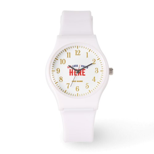 STYLISH MODERN CUSTOMIZABLE WHITE VERIFIED BRANDED WATCH