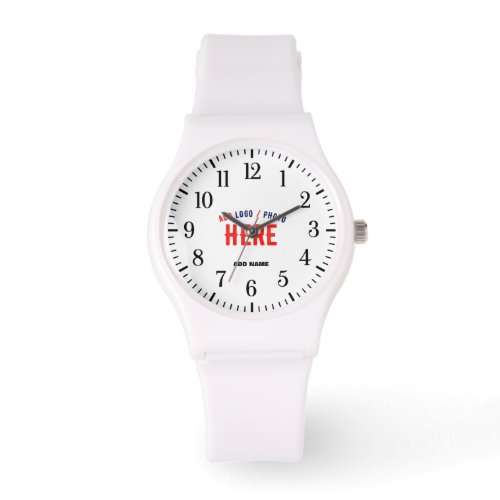 STYLISH MODERN CUSTOMIZABLE WHITE VERIFIED BRANDED WATCH