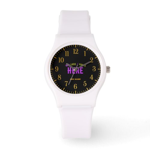 STYLISH MODERN CUSTOMIZABLE WHITE VERIFIED BRANDED WATCH