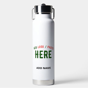 STYLISH MODERN CUSTOMIZABLE WHITE VERIFIED BRANDED WATER BOTTLE