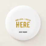 STYLISH MODERN CUSTOMIZABLE WHITE VERIFIED BRANDED Wham-O FRISBEE<br><div class="desc">THIS IS A DESIGN FITTING FOR CUSTOMERS.YOU CAN CHANGE, RESIZE OR ADD LOGO, PHOTO, TEXT AND COLOURS THE WAY YOU LIKE.THANK YOU.</div>