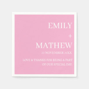 STYLISH MODERN CUSTOMIZED ELEGANT CLASSIC WEDDING  NAPKINS