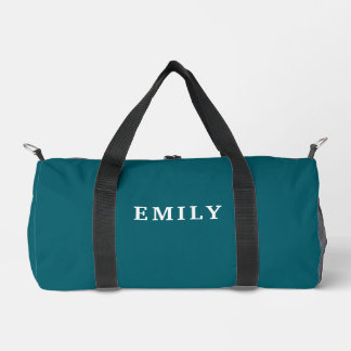Stylish Modern Customized Name Travel Gym & Yoga Duffle Bag