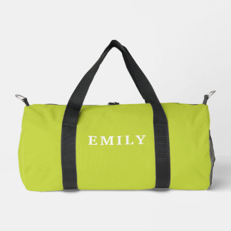 Stylish Modern Customized Name Travel Gym & Yoga Duffle Bag