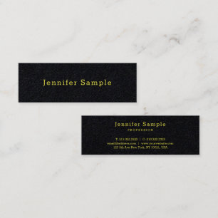 Stylish Modern Design Minimalistic Plain Trendy Mini Business Card