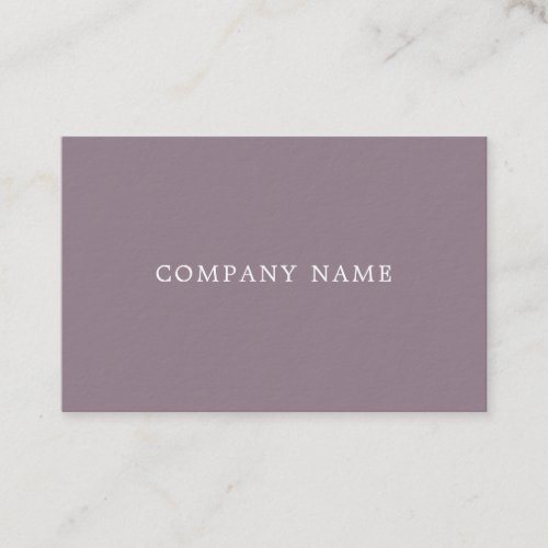 Stylish Modern Design Professional Plain Luxury Business Card