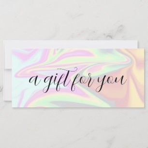 Stylish modern elegant holographic lashes & brows
