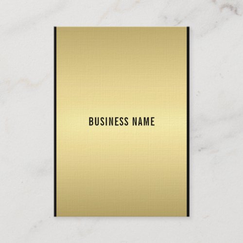 Stylish Modern Glamorous Elegant Black And Gold Business Card