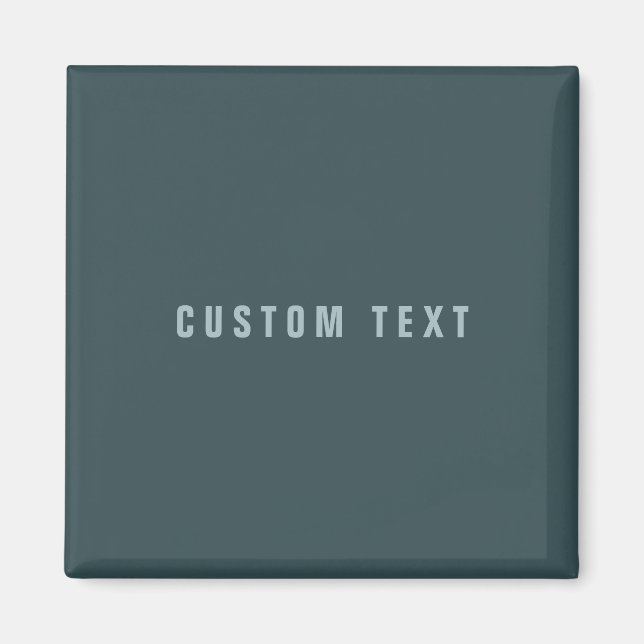 Stylish Modern Looking Name | Blue Gray Magnet (Front)
