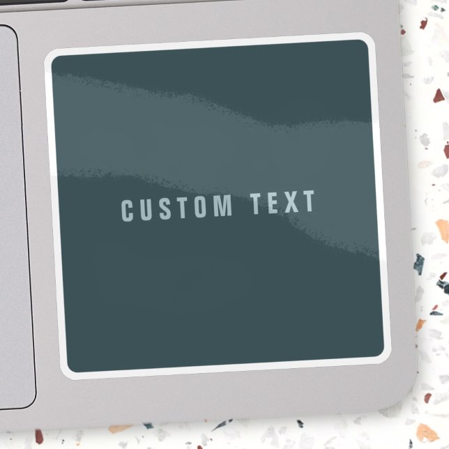 Stylish Modern Looking Name | Blue Gray Sticker (Creator Uploaded)