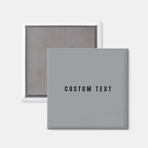 Stylish Modern Looking Name   Gray & Black Magnet