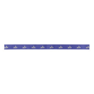  STYLISH MODERN MINIMAL CUSTOMIZED NAME YOUR LOGO SATIN RIBBON
