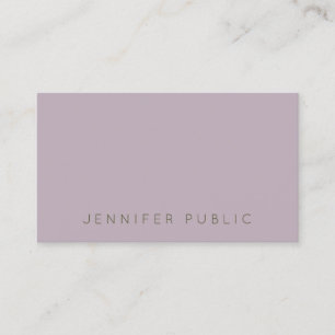 Stylish Modern Minimalist Design Elegant Template Business Card