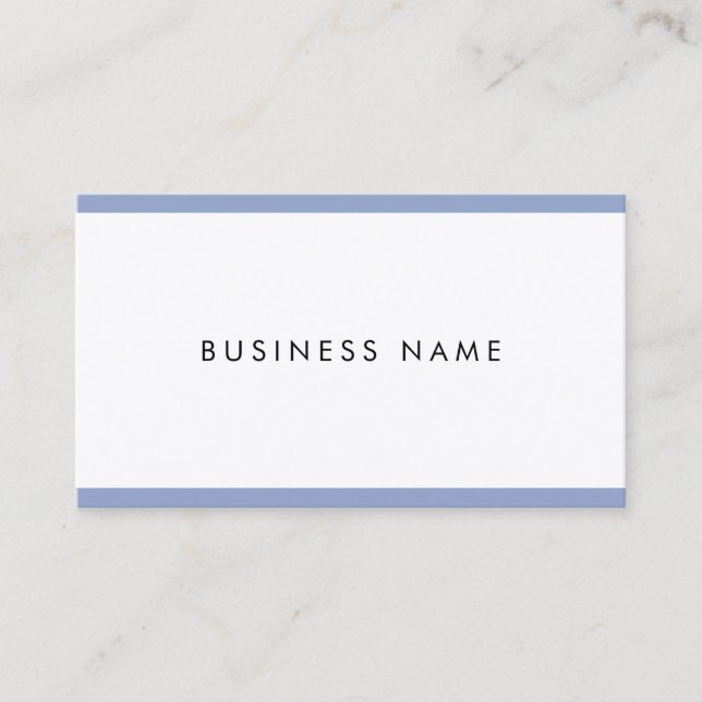 Stylish Modern Minimalist Professional Smart Luxe Business Card (Front)