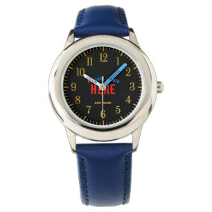 STYLISH MODERN NAVY BLUE UNIQUE VERIFIED BRANDED WATCH