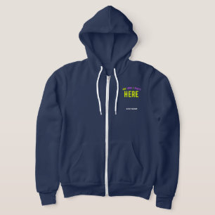 STYLISH MODERN NAVY BLUE VERIFIED BRANDED HOODIE