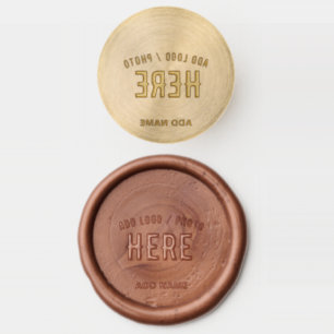 STYLISH MODERN NO COLOUR NEUTRAL VERIFIED BRANDED WAX SEAL STAMP