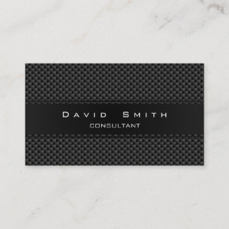 Stylish, modern, professional carbon fiber business card