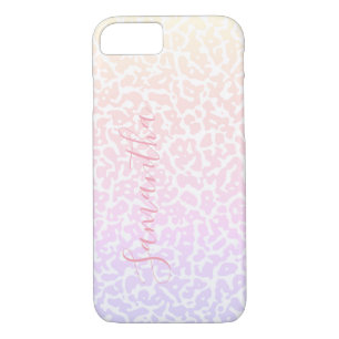 Stylish Modern Purple White Personalized Pattern iPhone 8/7 Case